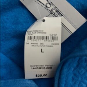 Lands’Ends fleece jacket new with tags